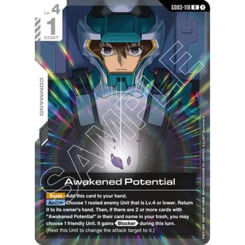 Awakened Potential (GD03-118) - Steel Requiem Holofoil