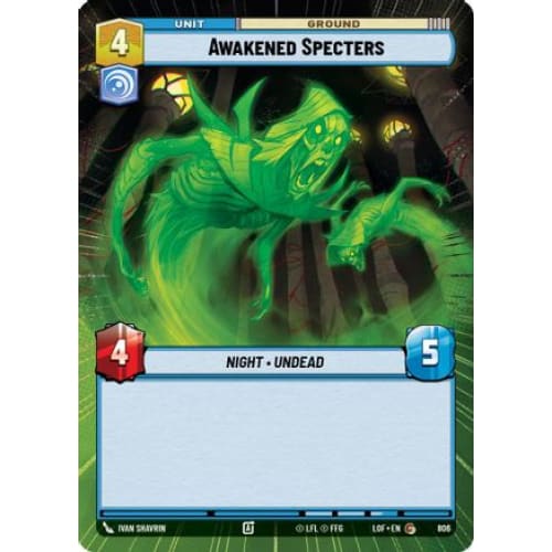 Awakened Specters (Hyperspace Foil) (806)  Foil
