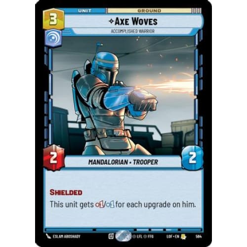 Axe Woves - Accomplished Warrior (Foil) (564)  Foil
