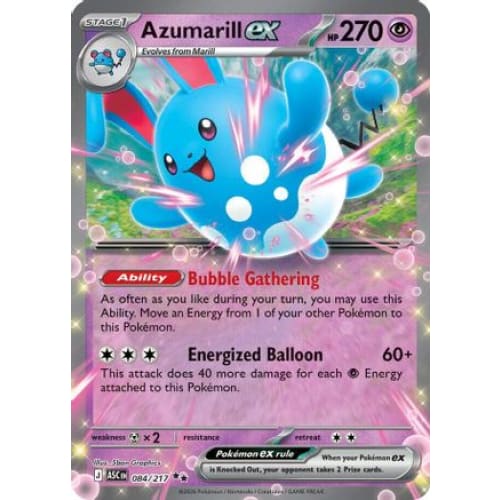 Azumarill ex (84) Double Rare Holofoil