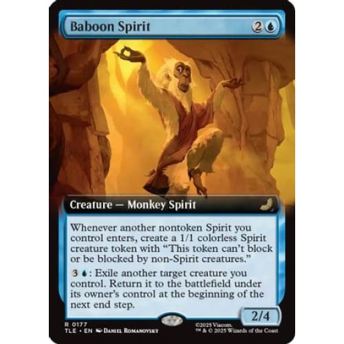 Baboon Spirit (Extended Art) (TLE-177) Foil