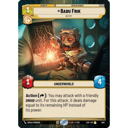 Babu Frik - Heyyy! (Hyperspace Foil) (946)  Foil