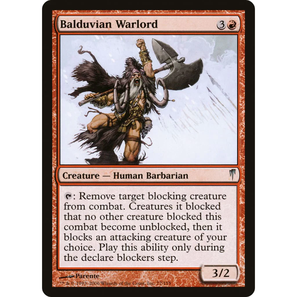 Balduvian Warlord (CSP-077) Foil