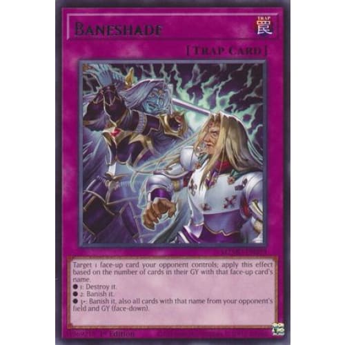 Baneshade - MZMU-EN039 Rare 1st Edition