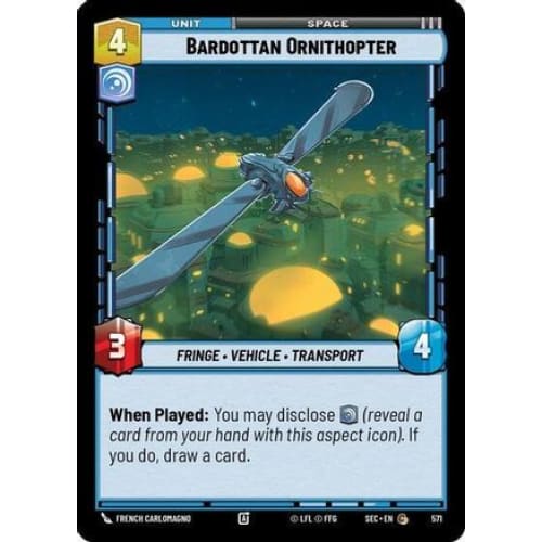 Bardottan Ornithopter (Foil) (572)  Foil