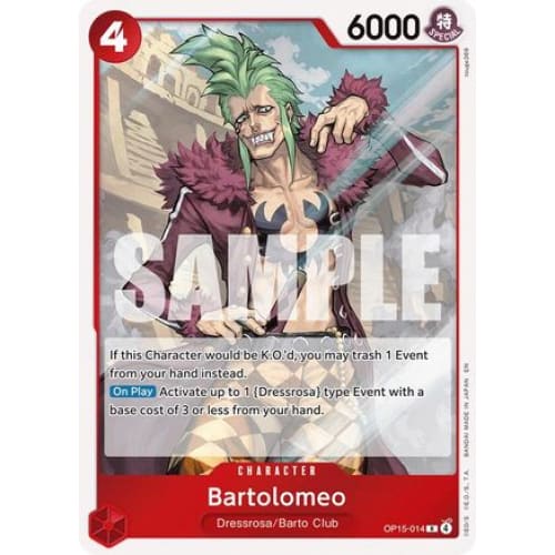 Bartolomeo OP15-014 R Adventure on Kami's Island  Foil