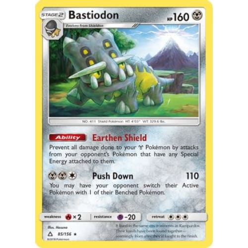Bastiodon (85) Holo Rare Reverse Holofoil