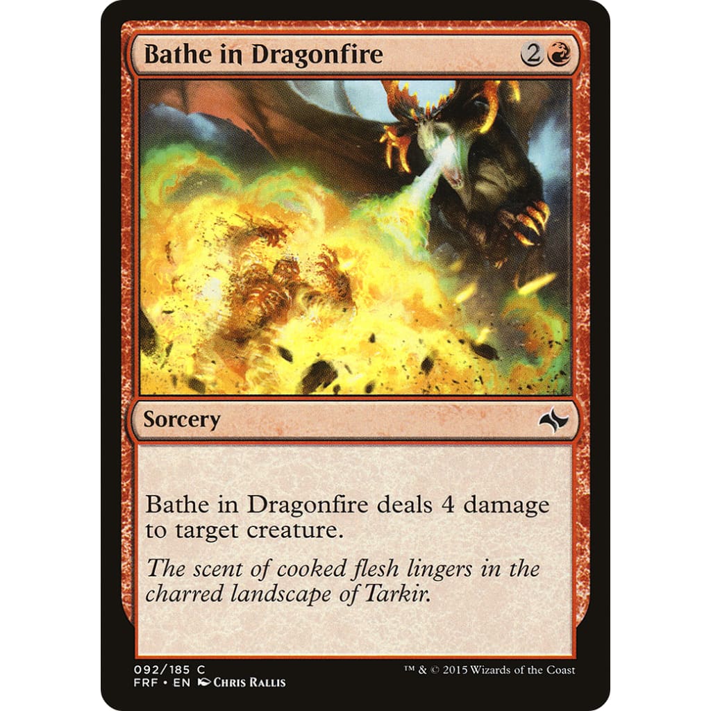 Bathe in Dragonfire (FRF-092) Foil