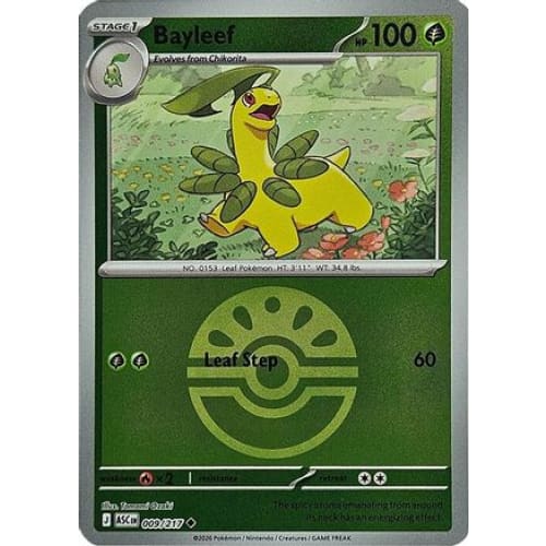 Bayleef (Friend Ball) (9) Uncommon Reverse Holofoil