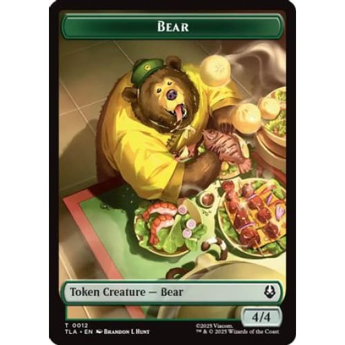 Bear // Food (0020) Double-Sided Token (TLA-12 // 20)