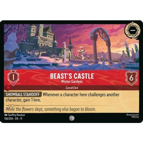 Beast's Castle - Winter Gardens (136/204) - Winterspell Cold Foil
