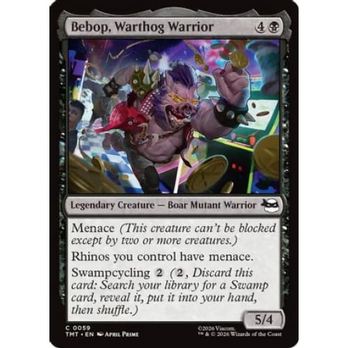 Bebop, Warthog Warrior (TMT-059) Foil