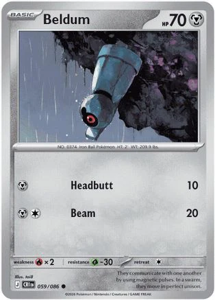 Beldum (59) Common Reverse Holofoil