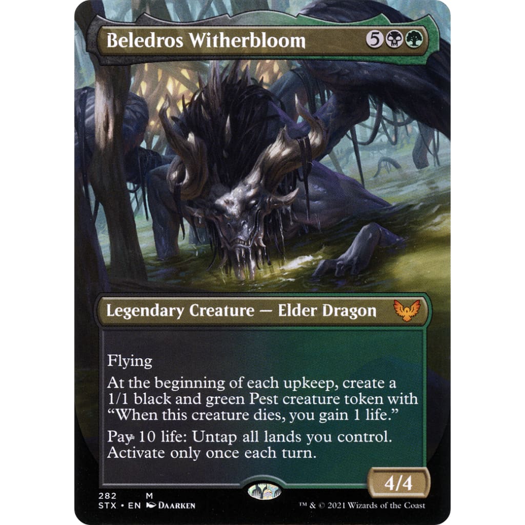 Beledros Witherbloom (Borderless) (STX-282) (Borderless) Foil