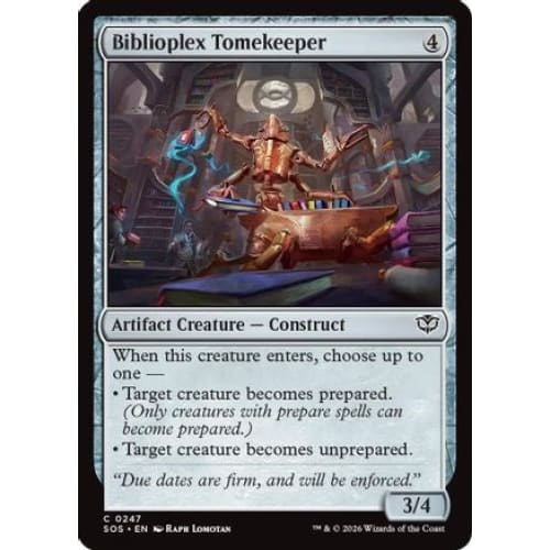 Biblioplex Tomekeeper (SOS-247)