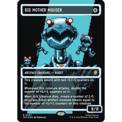 Big Mother Mouser (Borderless) (Surge Foil) (TMC-097) Foil