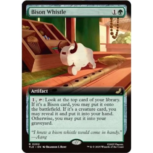 Bison Whistle (Extended Art) (TLE-202) Foil