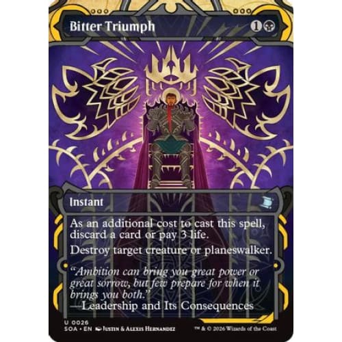 Bitter Triumph (SOA-026) Foil