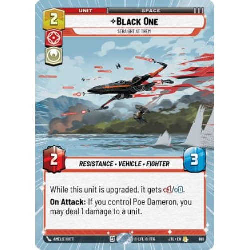 Black One - Straight At Them (Hyperspace Foil) (881)  Foil