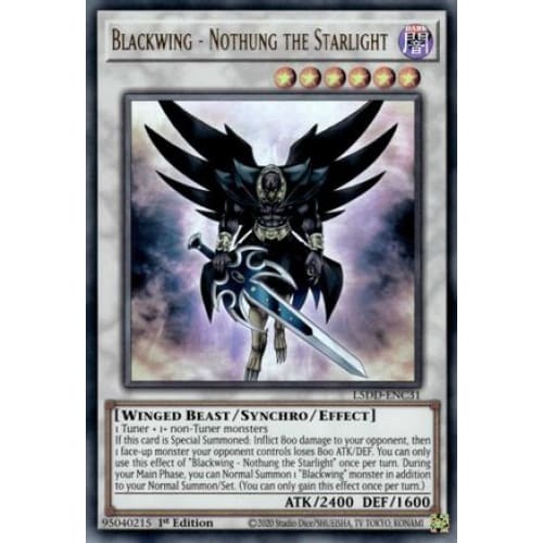 Blackwing - Nothung the Starlight - L5DD-ENC31 Ultra Rare 1st Edition