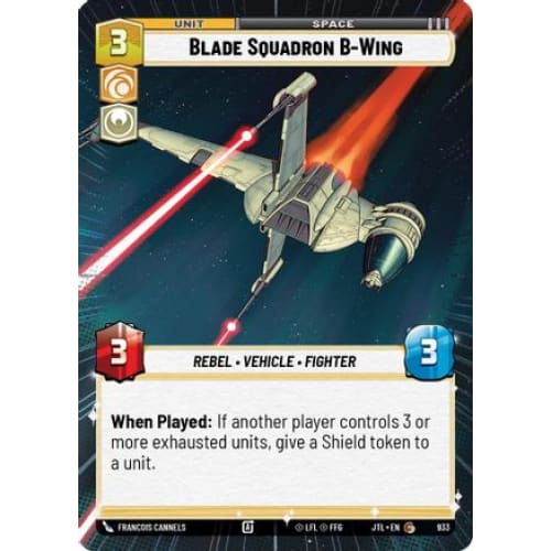 Blade Squadron B-Wing (Hyperspace Foil) (933)  Foil