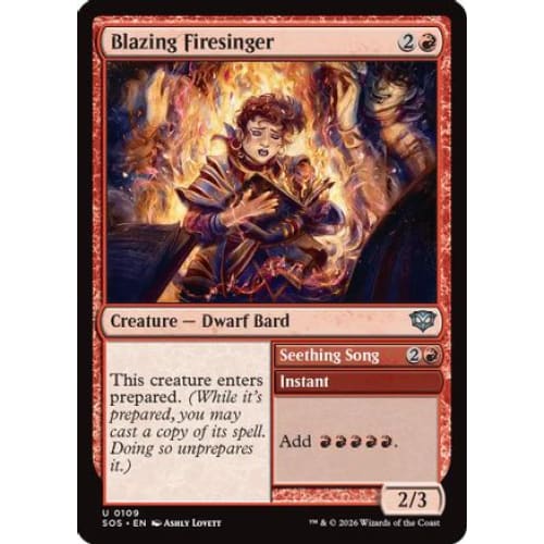 Blazing Firesinger (SOS-109)