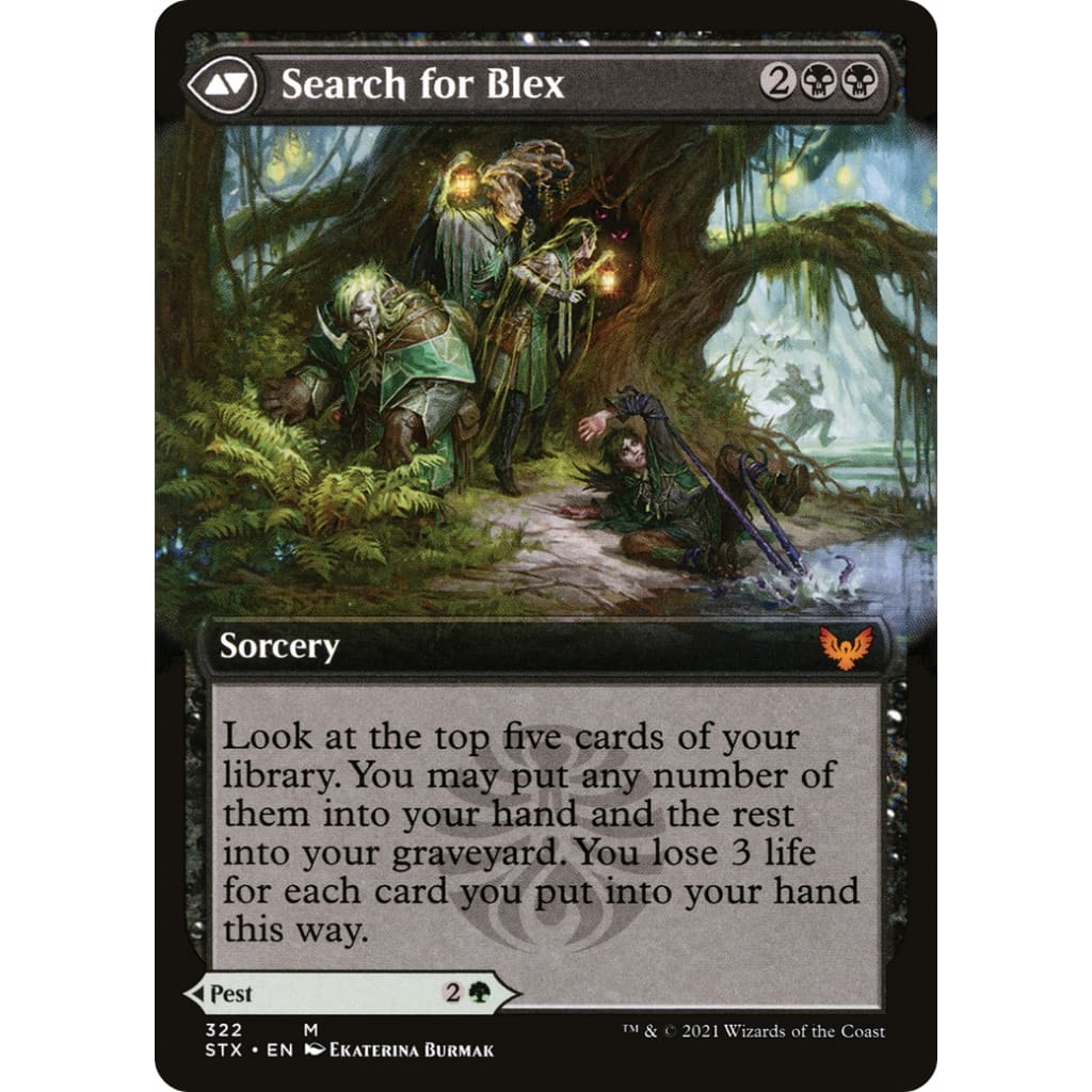 Blex, Vexing Pest (Extended Art) (STX-322): (Extended Art) Foil - Image 2