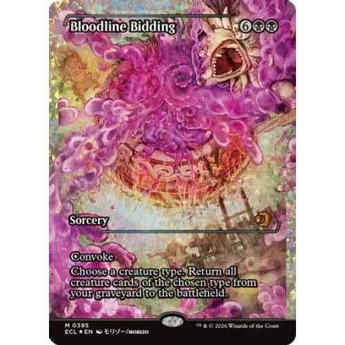 Bloodline Bidding (Showcase) (Fracture Foil) (ECL-395) Foil