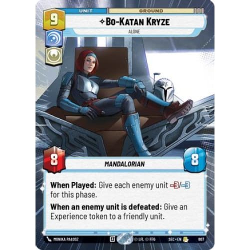 Bo-Katan Kryze - Alone (Hyperspace Foil) (807)  Foil