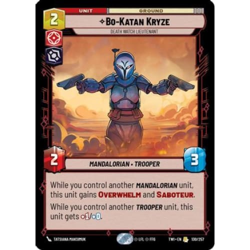 Bo-Katan Kryze - Death Watch Lieutenant (130/257)  Foil
