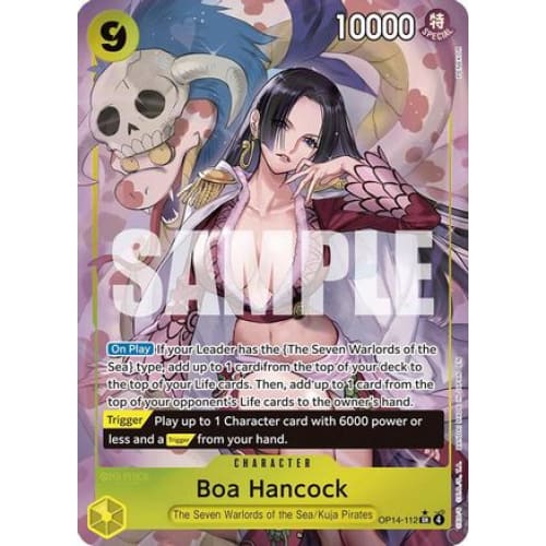Boa Hancock - OP14-112 (Alternate Art) OP14-112 SR The Azure Sea's Seven  Foil