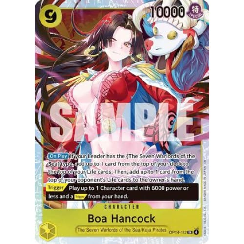 Boa Hancock - OP14-112 OP14-112 SR The Azure Sea's Seven  Foil