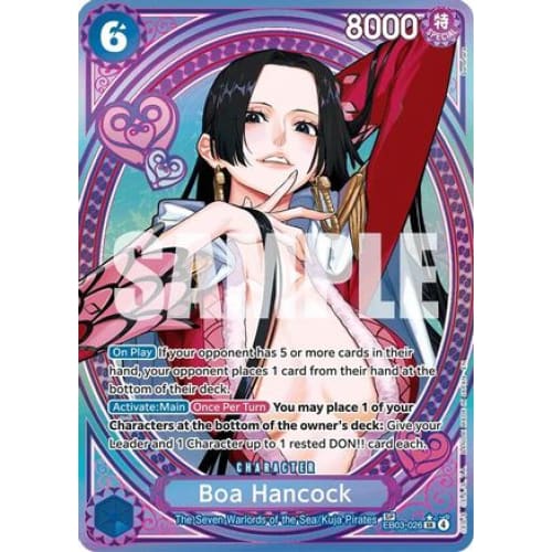 Boa Hancock (SP) EB03-026 SR Extra Booster: One Piece Heroines Edition  Foil