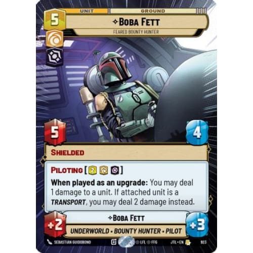 Boba Fett - Feared Bounty Hunter (Hyperspace Foil) (923)  Foil