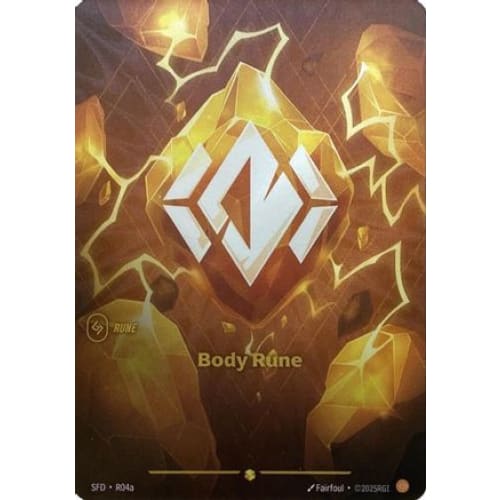 Body Rune (Alternate Art) (R04a) - Spiritforged Foil