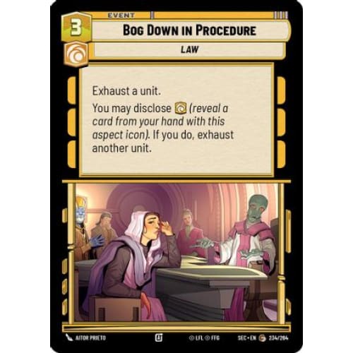 Bog Down in Procedure (234/264)
