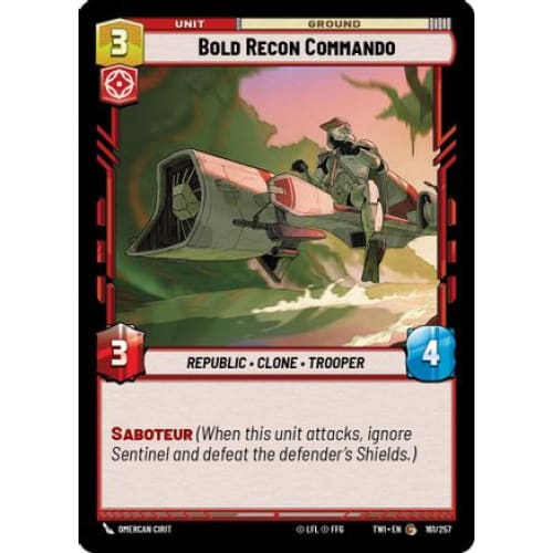 Bold Recon Commando (161/257)  Foil