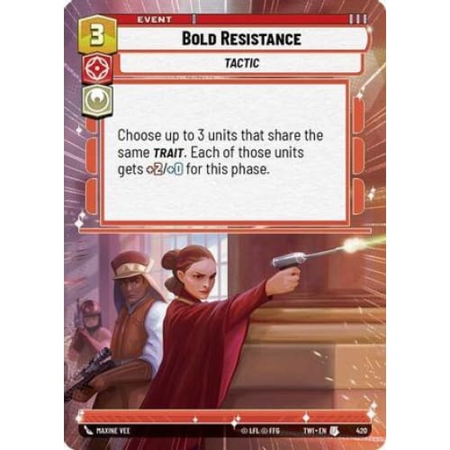 Bold Resistance (Hyperspace) (420)  Foil