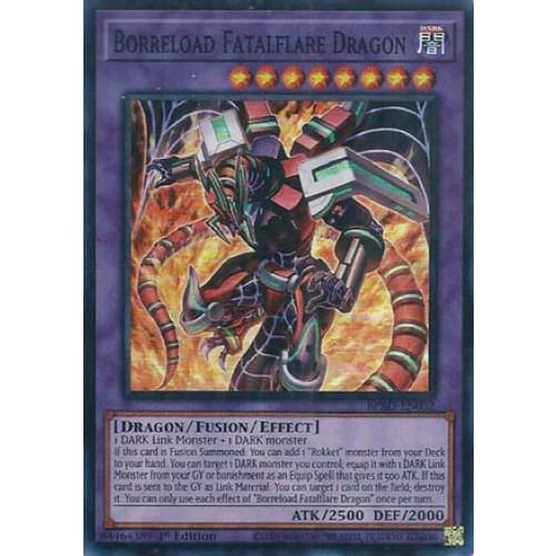 Borreload Fatalflare Dragon - BPRO-EN032 Super Rare 1st Edition