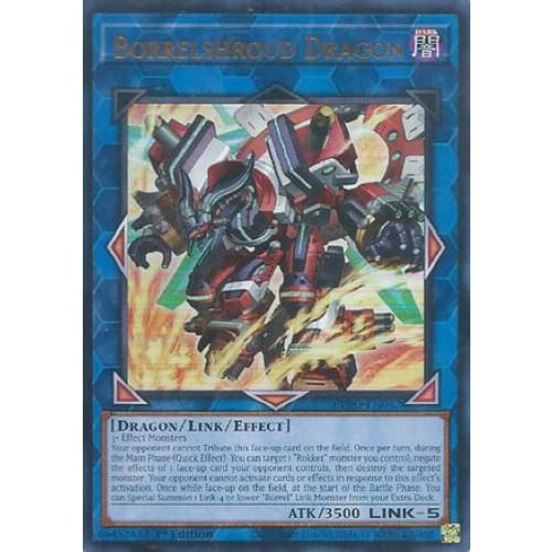 Borrelshroud Dragon - BPRO-EN047 Ultra Rare 1st Edition