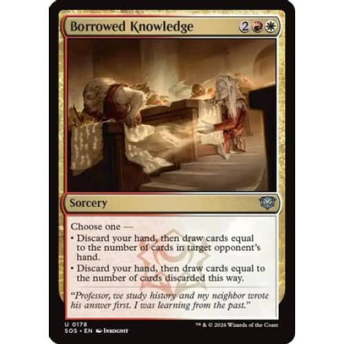 Borrowed Knowledge (SOS-178) Foil