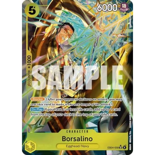 Borsalino (Alternate Art) EB04-058 SR Adventure on Kami's Island  Foil