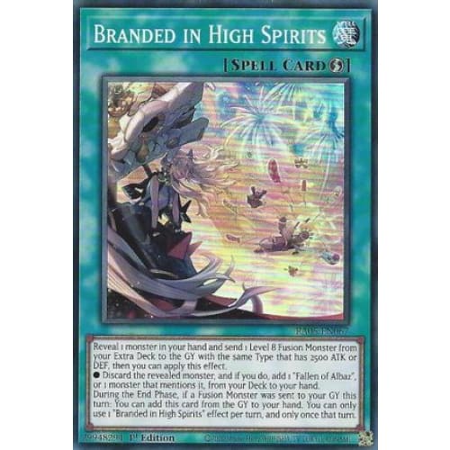 Branded in High Spirits - RA05-EN067 Super Rare 1st Edition
