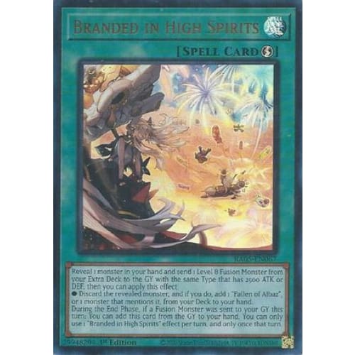 Branded in High Spirits (Ultra Rare) - RA05-EN067 Ultra Rare 1st Edition