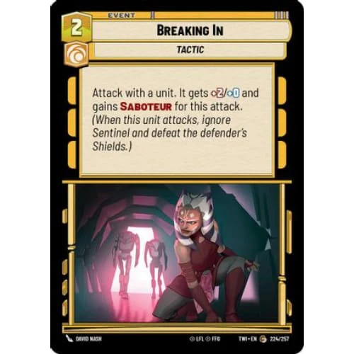 Breaking In (224/257)  Foil