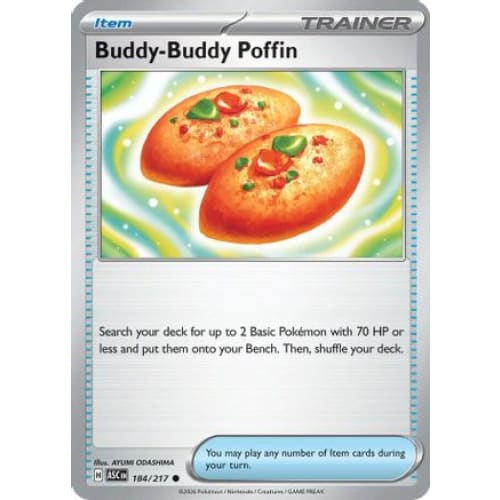 Buddy-Buddy Poffin (184) Common Reverse Holofoil