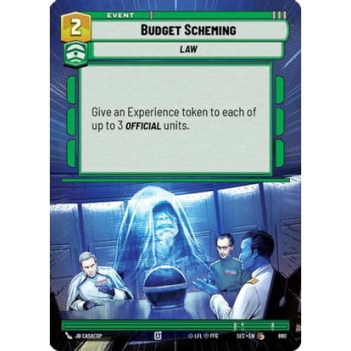 Budget Scheming (Hyperspace Foil) (880)  Foil