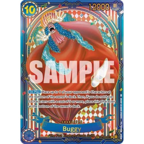 Buggy - OP09-051 (SP) (Gold) OP09-051 R The Azure Sea's Seven  Foil