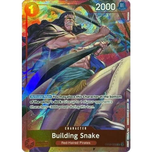 Building Snake (Premium Card Collection -Best Selection Vol. 4-) OP09-008 UC One Piece Promotion Cards  Foil