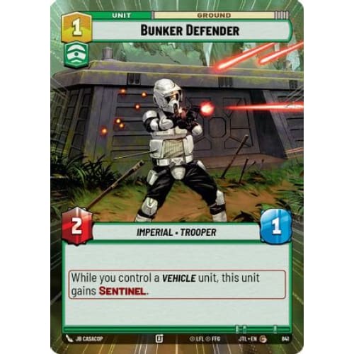 Bunker Defender (Hyperspace Foil) (841)  Foil